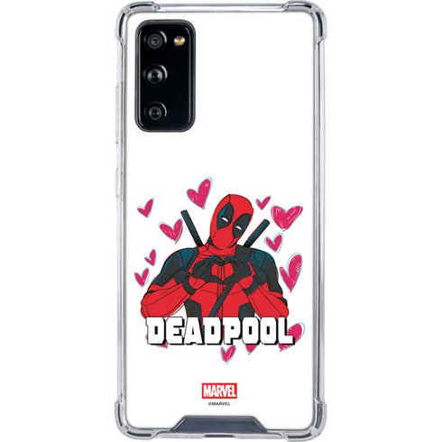 Marvel Deadpool Legacy Deadpool Love Galaxy S20 FE Clear Case